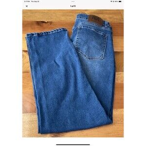 Frye Dark Wash High Rise Womens 12/31 Relaxed Straight Leg Jeans